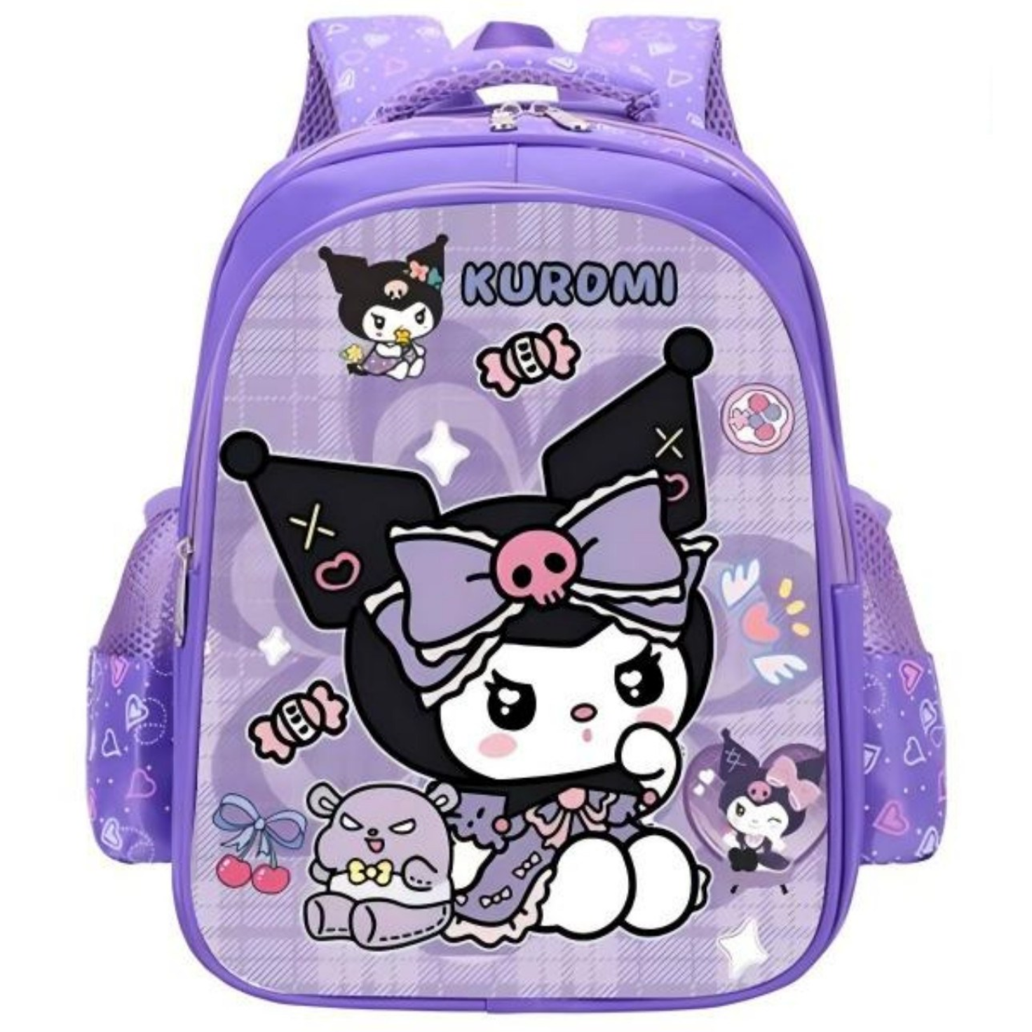 카와이 산리오 쿠로미 백팩 귀여운 애니메이션 만화 도난 방지 여행 에스테틱 맥퀸 자동차 백팩 신학기 선물 가방 17,800원
