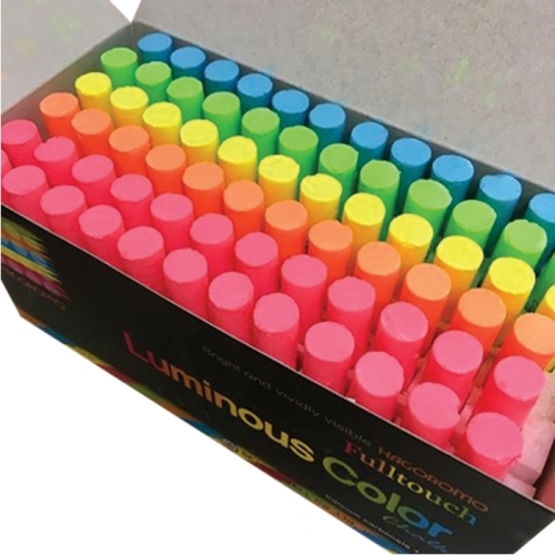 하고로모 Fulltouch 탄산형광 분필 단색 칼라 혼합 특수코팅 최고급 분필 72본 1통 46,600원