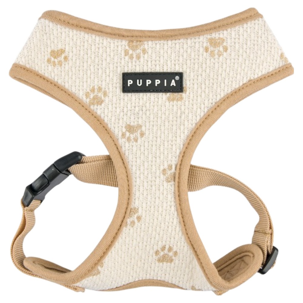 퍼피아 반려동물 포프린트 발바닥 엠보 사이즈 조절 하네스 HA2315, 베이지, 1개 17,320원