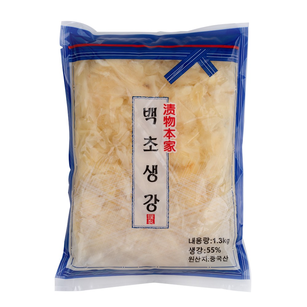 백초생강 1.3kg 토호 초생강 초절임 일식 반찬 백생강 생강절임, 1.3kg, 1개 2,400원