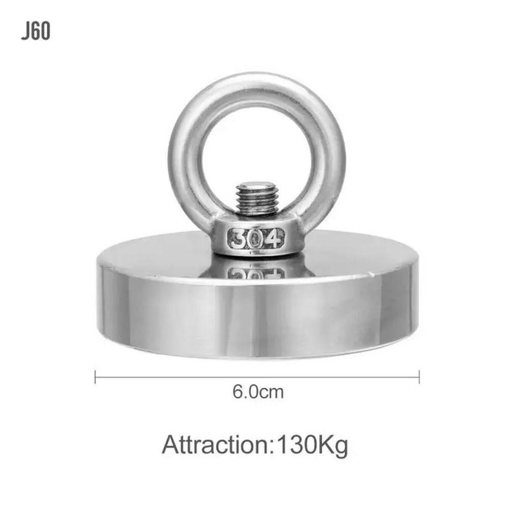 초강력 네오디뮴 낚시 자석 후크 무거운 짐 작업 희토류 카운터싱크 홀 아이볼트 인양 17,710원
