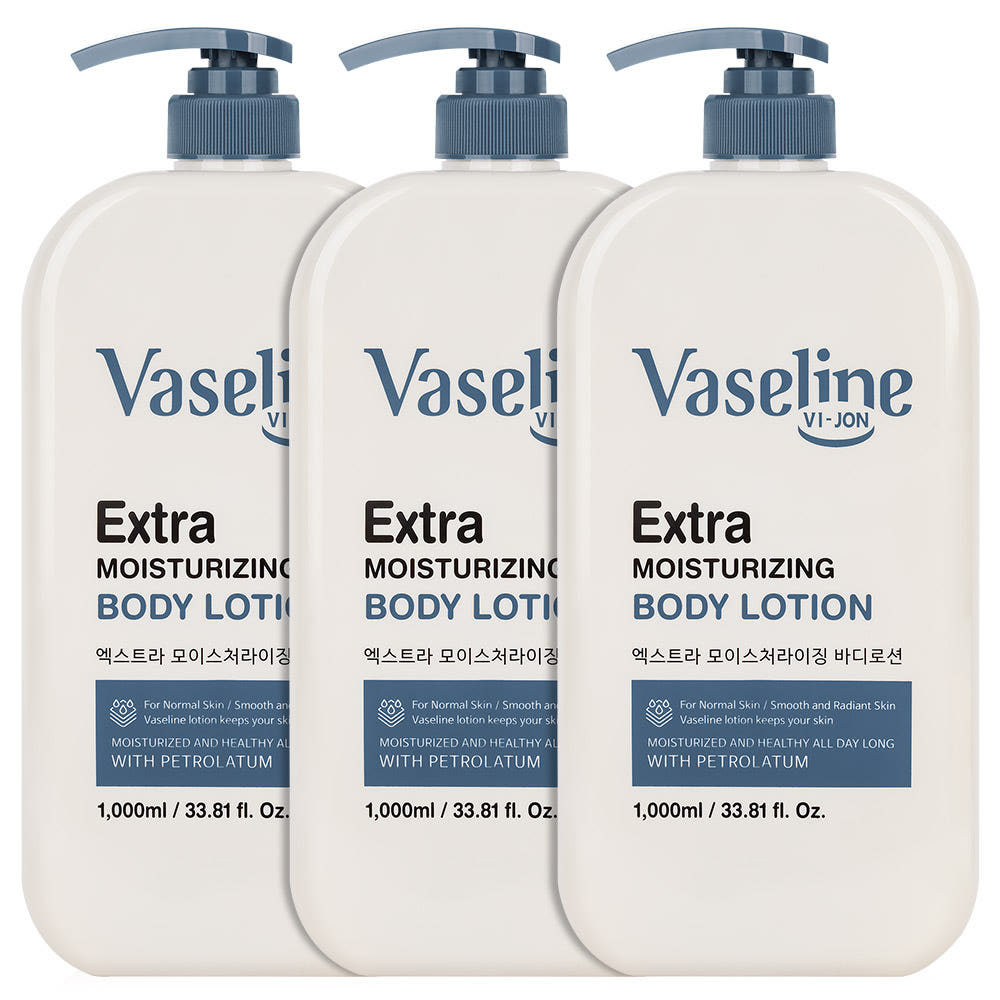 바이존 바세린 바디로션 대용량 로션 고보습 바디크림, 1L, 3개 21,450원