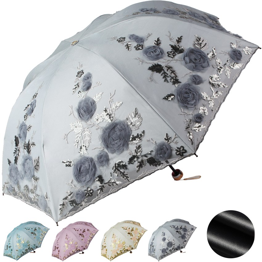 마르벨라 자외선차단 스팽글 3단 양산 암막 우산 겸용 49,900원