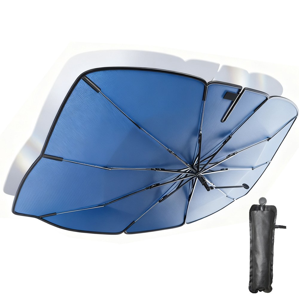 SEAMETAL 여름 차량용 햇빛가리개 우산형 앞유리 햇빛가리개 UV보호 선바이저 자외선 차단 햇빛차단, 단일 색상, 1개 21,000원