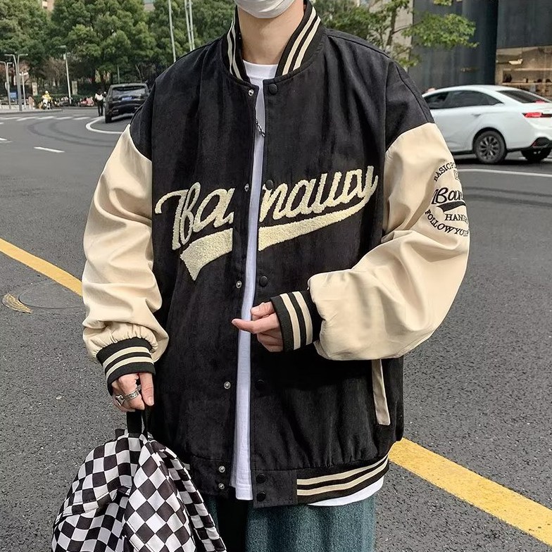 킹앤조이 알리트 부클 빈티지 스웨이드 야구점퍼 52,800원