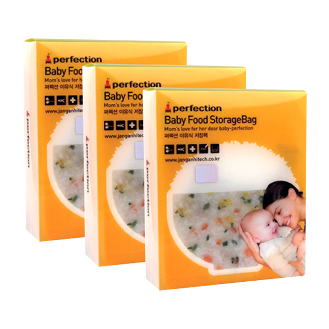 퍼펙션 일회용이유식저장팩, 30매, 3개 10,500원