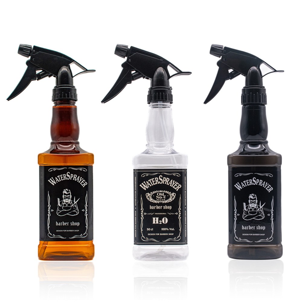 에이치컴퍼니 바버샵 미용실 가정용 헤어 안개분사 일자분사 분무기 500ml 11,900원