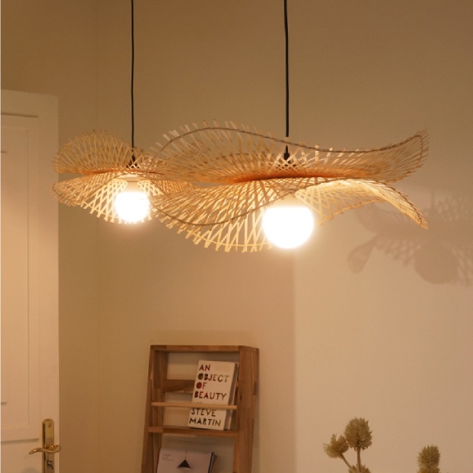 휴양지 감성 라탄 비치 펜던트 조명 포인트 식탁등 46,700원