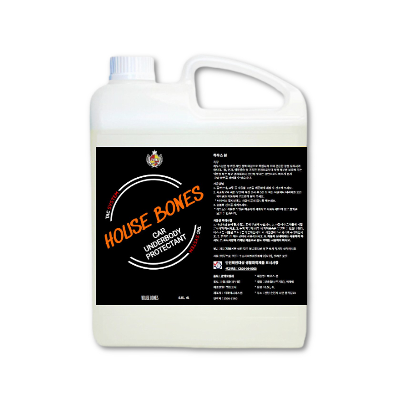 TAC시스템 하우스 본 4L 휠하우스, 하부 관리제, 1개, 500ml 78,000원