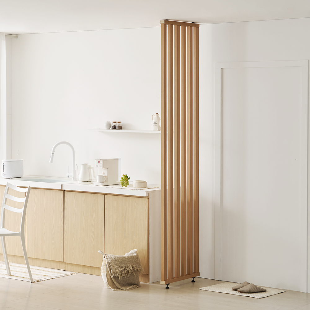 우드 촘촘형 스트라이프 파티션 가벽 공간분리 사무실 인테리어 60,500원