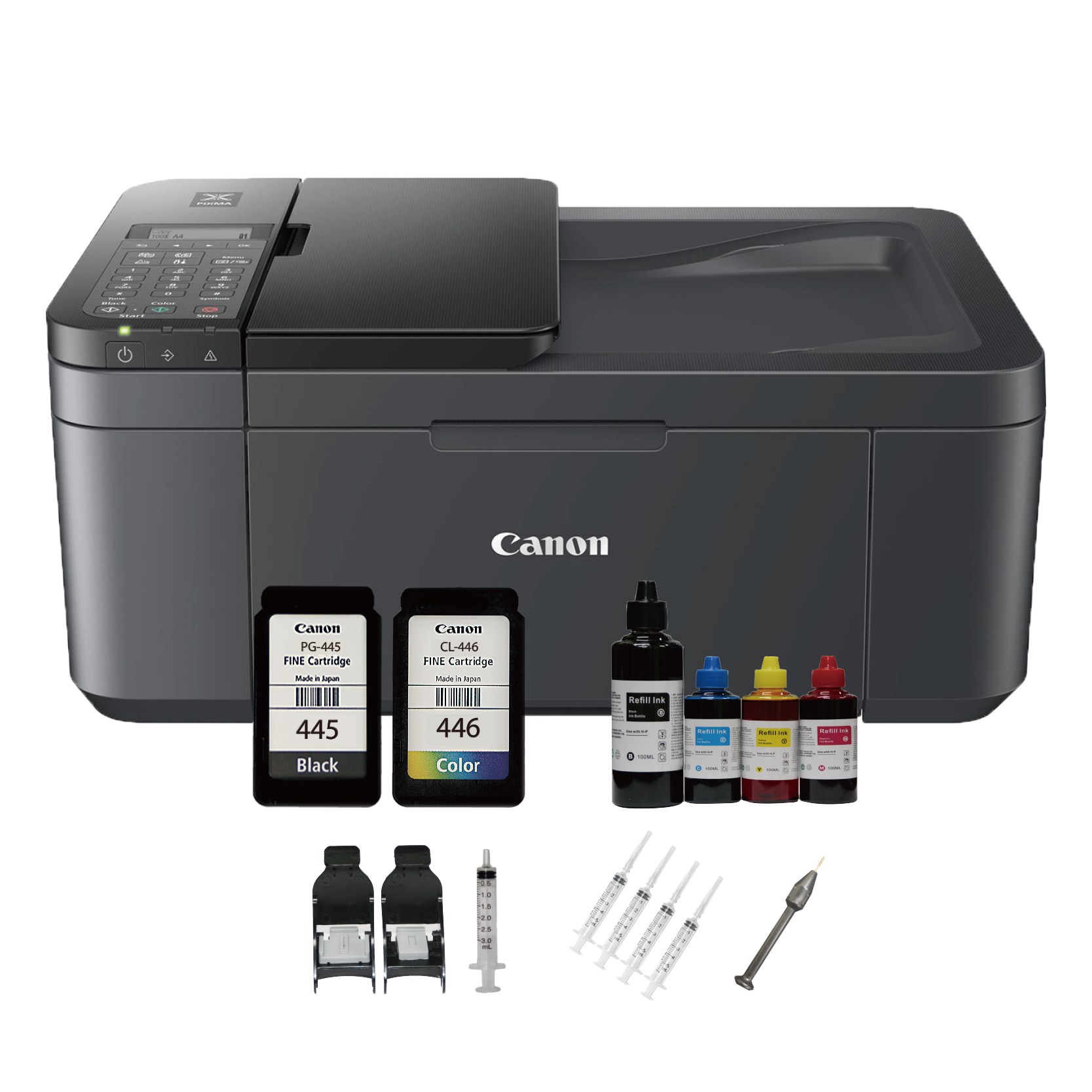 캐논 TR4645 팩스 복합기 프린터기 양면인쇄 무한리필 30회분 포함 TR4690 동일사양, TR4645 180,000원