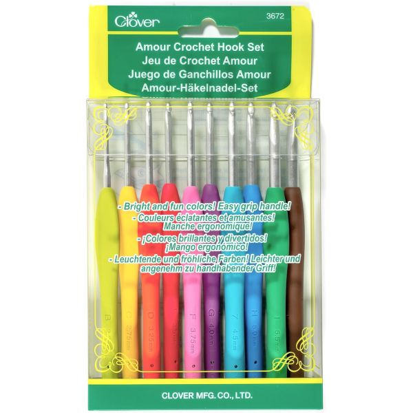 클로버 3672 아무르 코바늘 세트 10가지 사이즈 106,800원