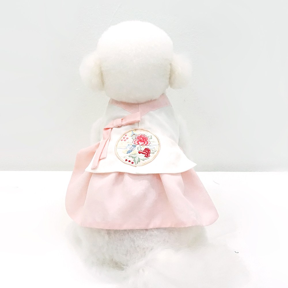 호나미네 고양이한복 강아지한복 목련 공주 한복, 핑크, 1개 27,000원