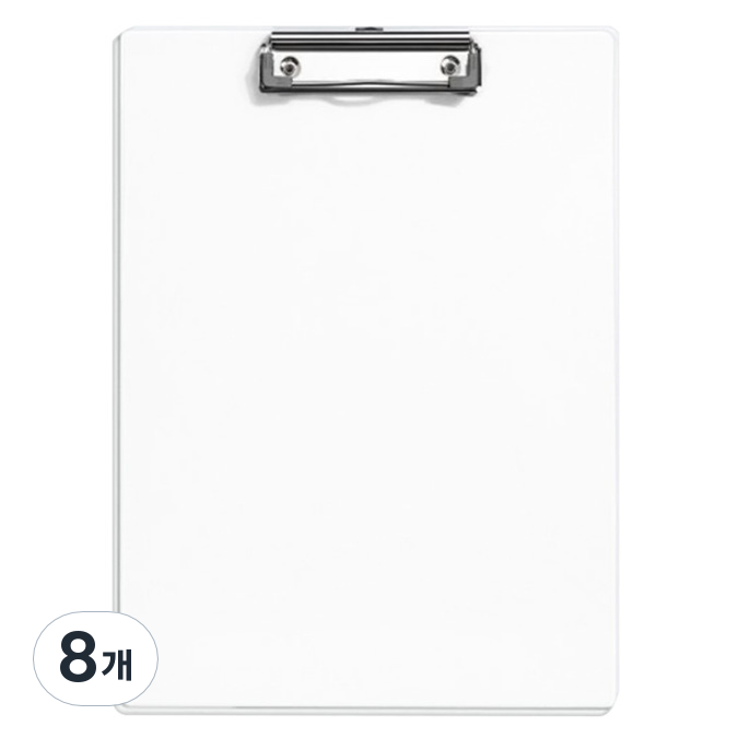 모디안 내구성 좋은 아크릴 클립보드 A4, 투명, 8개 30,800원