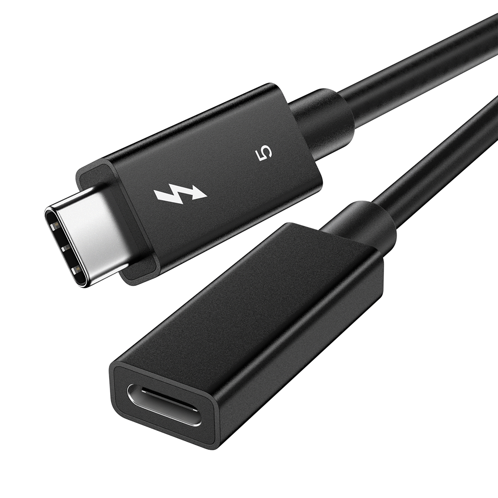 SKY 썬더볼트 5 연장 케이블 / 80Gb / 240W, 1개, 블랙, 0.8m 27,500원