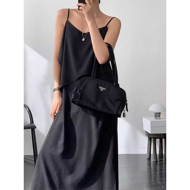 봄 여름 고급스러운 디자인 서스펜더 드레스 레이어드 미디 스커트 원피스 37,500원