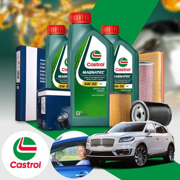 링컨 노틸러스(19~) 2.7 가솔린 캐스트롤 엣지 롱라이프 5W30 LL 엔진오일 필터세트 109,000원