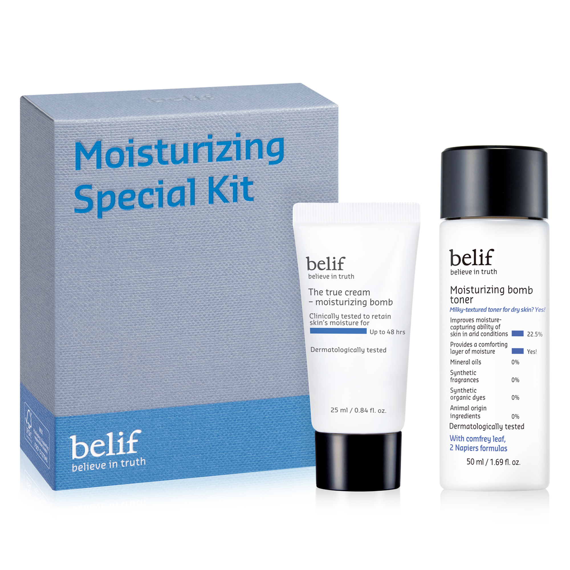 빌리프 더 트루 크림 모이스춰라이징 밤 스페셜 키트 2종 세트 26,400원