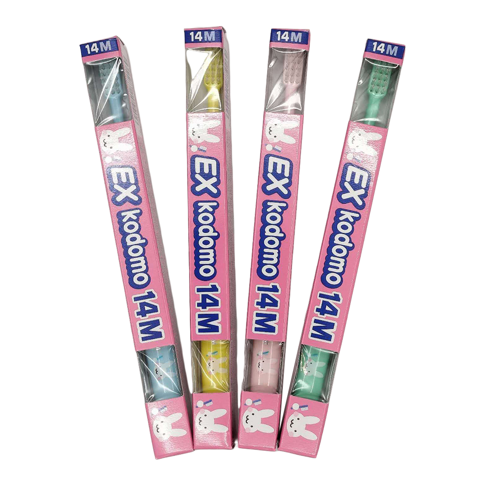 코도모 영유아 칫솔 부모님 지도용 14M, 혼합색상, 4개입, 1개 15,960원