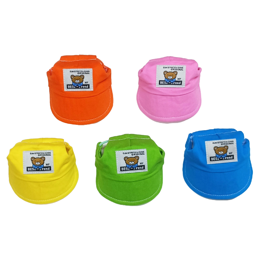 하니펫 반려동물 자외선차단 소형견 칼라 썬캡, 1개, 오렌지 8,900원