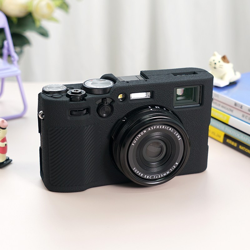 Fujifilm 카메라용 소프트 실리콘 케이스 커버 보호대 전신 필름 유리 핸드 스트랩 레트로 후지 X100 Mark6 15,500원