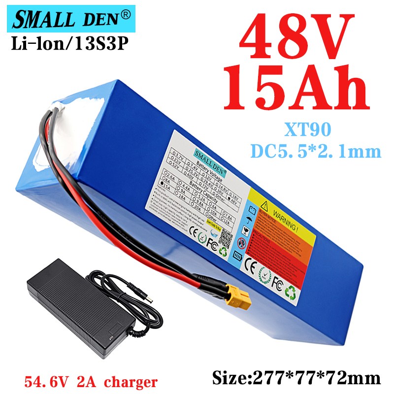 전기자전거 배터리  48V 15Ah 13S3P 산업용 이온 배터리 팩 21700 48V 1000W 높은 전력 전기 자전거 Ebike 226,700원