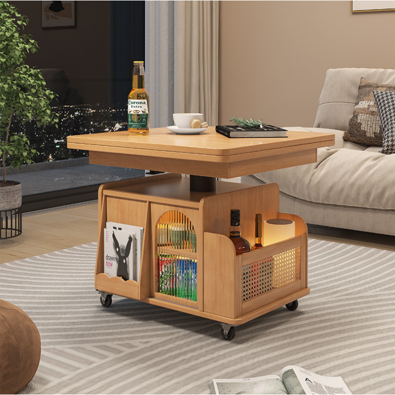 [소렌가구] 리프트업테이블 거실테이블 티테이블 사이드 이동식 349,000원