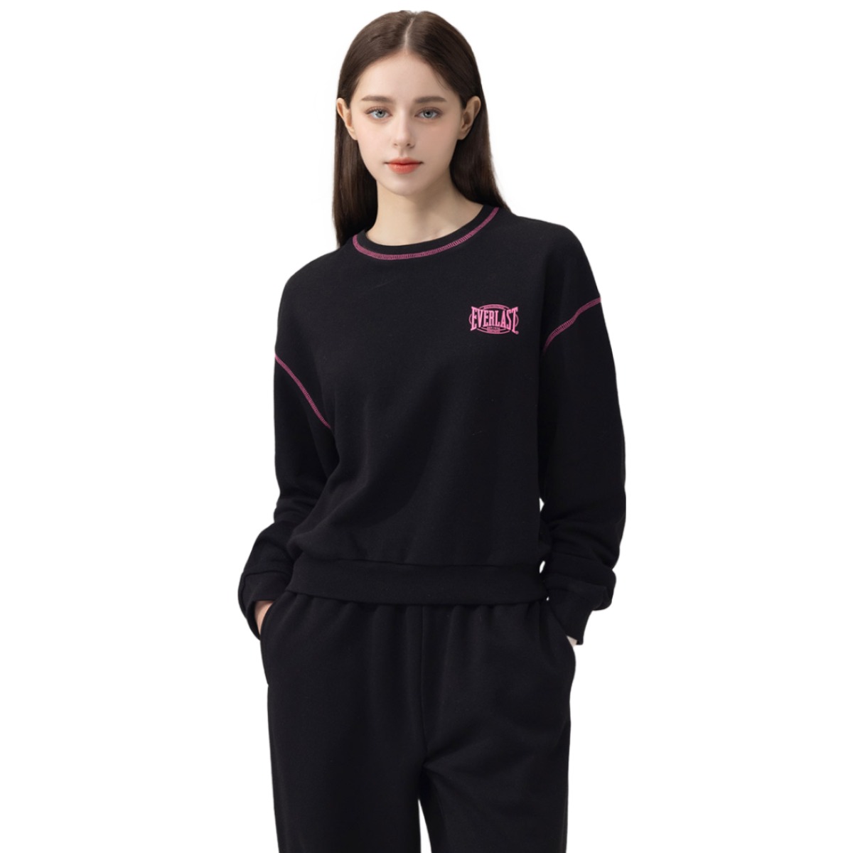 에버라스트 1+1 여성 맨투맨 미니쭈리 티셔츠 크롭 긴팔티 67,000원