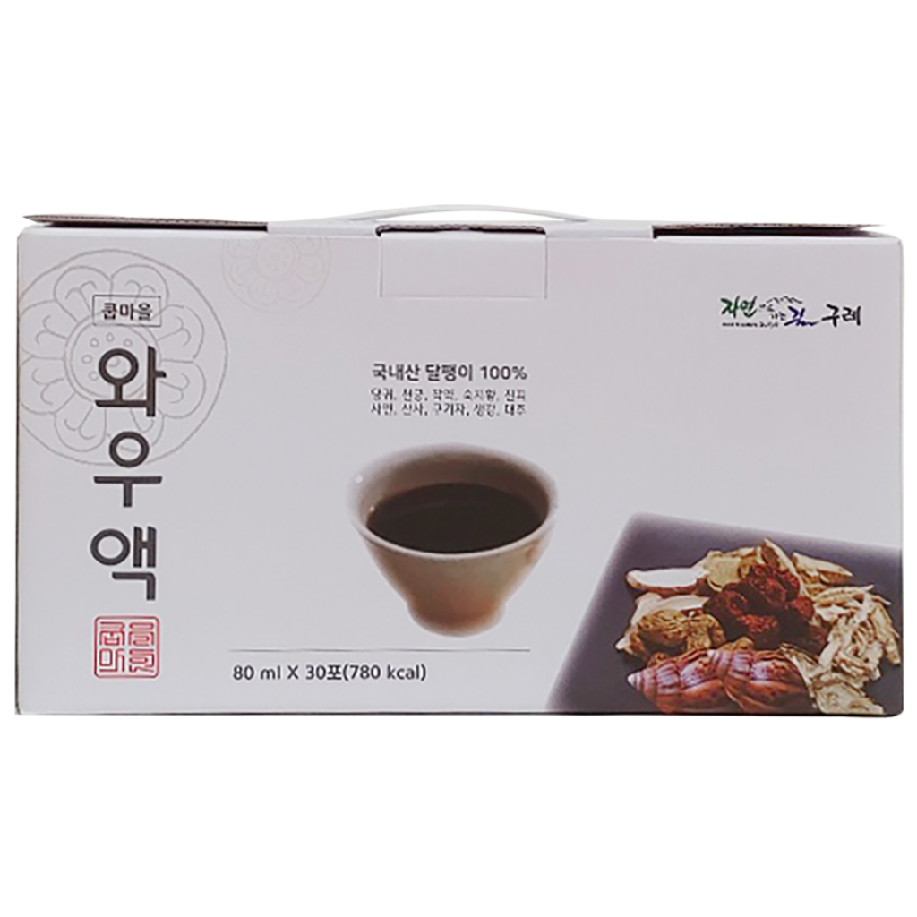쿱마을사람들 와우액 달팽이즙 엑기스 30포, 80ml, 30개 48,000원