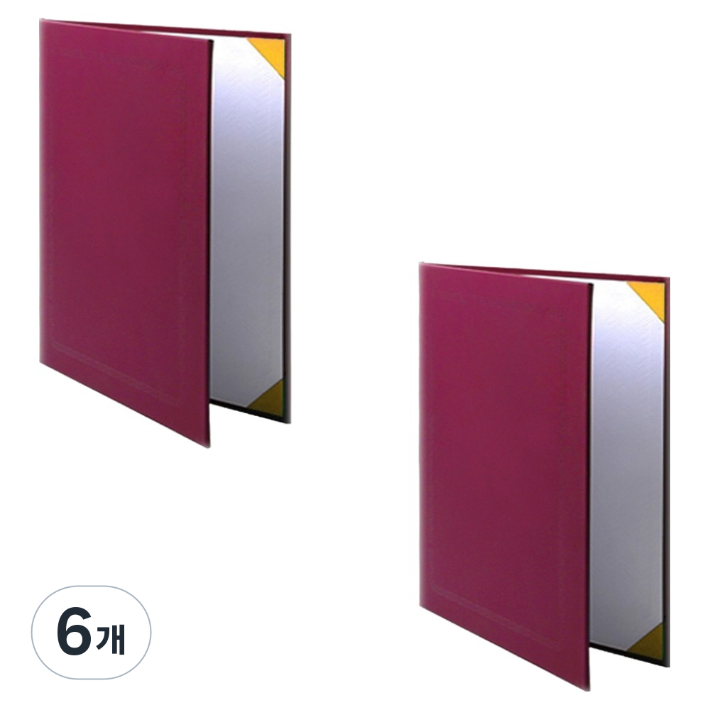 세우세 우단 벨벳 상장케이스, 6개, 꽃자주색 14,640원