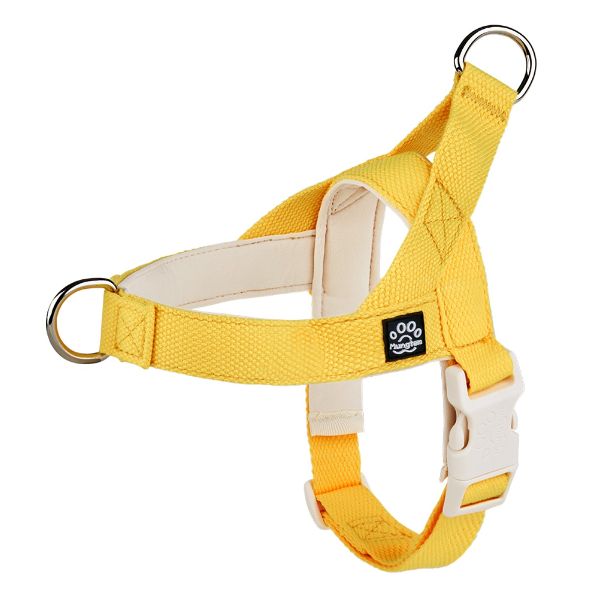 멍템 강아지 앞섬방지 팔레트 하네스, 비비드 옐로, 1개 18,900원