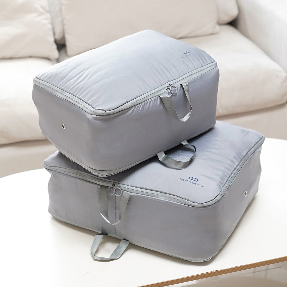 더베딩샵 2개 이불압축파우치 압축팩 겨울옷보관 패딩 캐리어 의류 여행 정리 가방 특대형, 특대형 60리터, 2개 24,900원