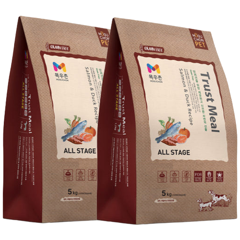 목우촌펫 트러스트밀 전연령 올스테이지 건식 그레인프리 가수분해 강아지 사료, 5kg, 2개 119,000원