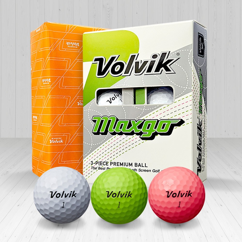 볼빅 맥스고 골프공 고반발 비거리 골프공 컬러 3피스 홀인원 선물용 커스텀 골프공 컬러볼 25,000원