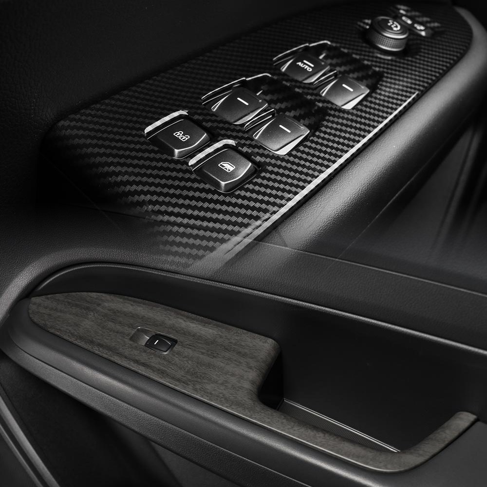 더블랙 호환 렉스턴 스포츠 스포츠 칸 실내 튜닝 용품 윈도우 스위치 커버 카본 우드 몰딩 41,500원