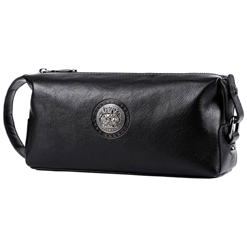 해외국내 동시제작 도깨비 국산 본딩 프리미엄 방수원단 천연소가죽 남성 클러치백 손가방 파우치 골프공 미니가방 49,800원