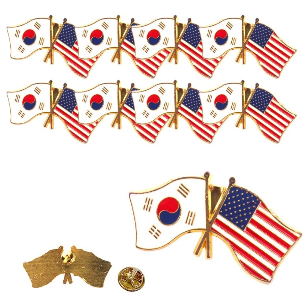 뱃지 / 한미 배지 10개 SET - 선물 미국 22,990원