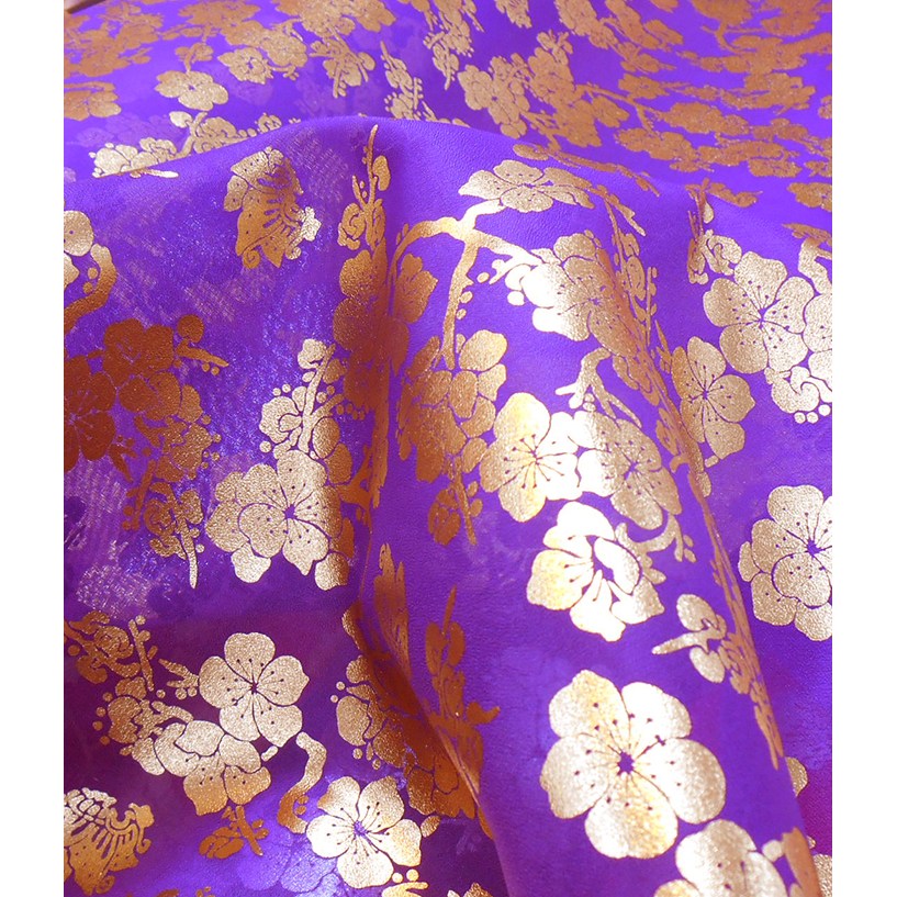 [한복원단] 44인치 매화꽃 금은박, 1개 11,000원