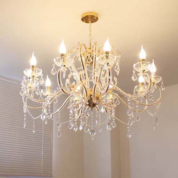 [데코하우스] 인기 샹들리에 모음전 국내 완조립상품 (당일발송) 주방등 식탁등 안방등 거실등 인테리어 조명등, 07_에슐리10등골드 359,000원