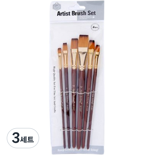 시토닉 직각 붓 세트 브라운, 3세트, 6종 40,150원