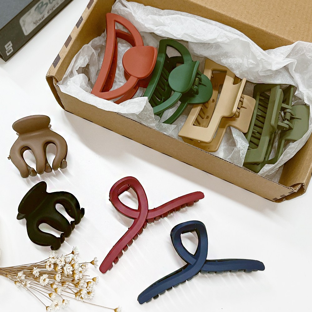 미다미 [8P세트] 레인보우 매트 컬러 대용량 집게핀세트 9,900원