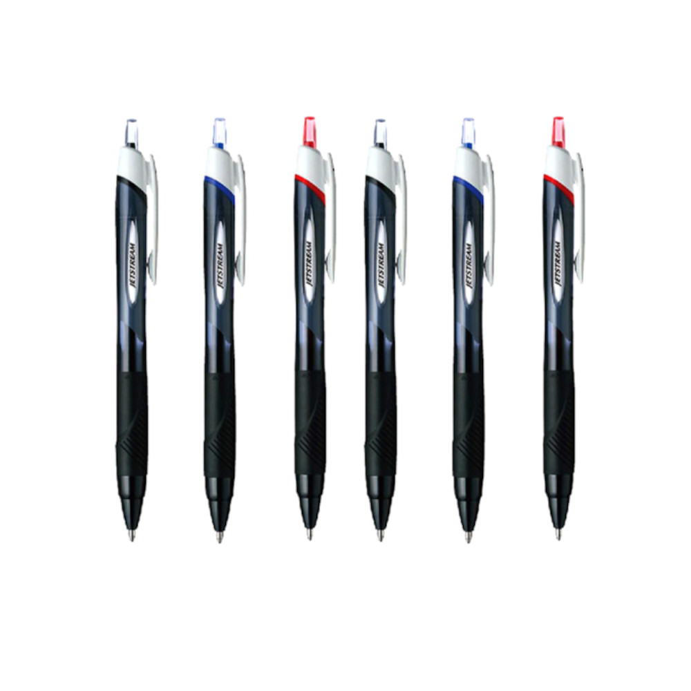 유니 유성펜 제트스트림 SXN-150-10 1.0mm 블랙(2개)+레드(2개)+블루(2개) 15,000원