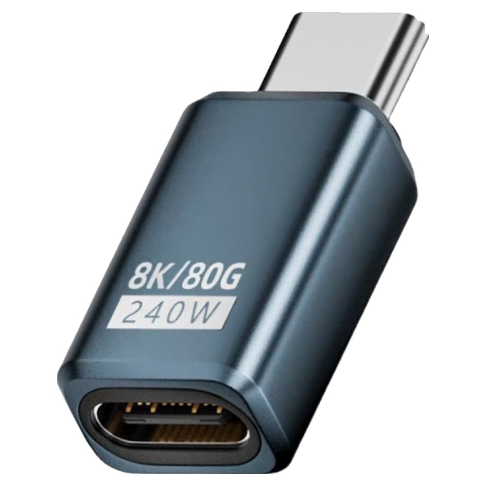 베이직기어 썬더볼트 호환 USB4 240W 80G Gen3 C타입 90도 꺾임 연장 젠더 4,230원