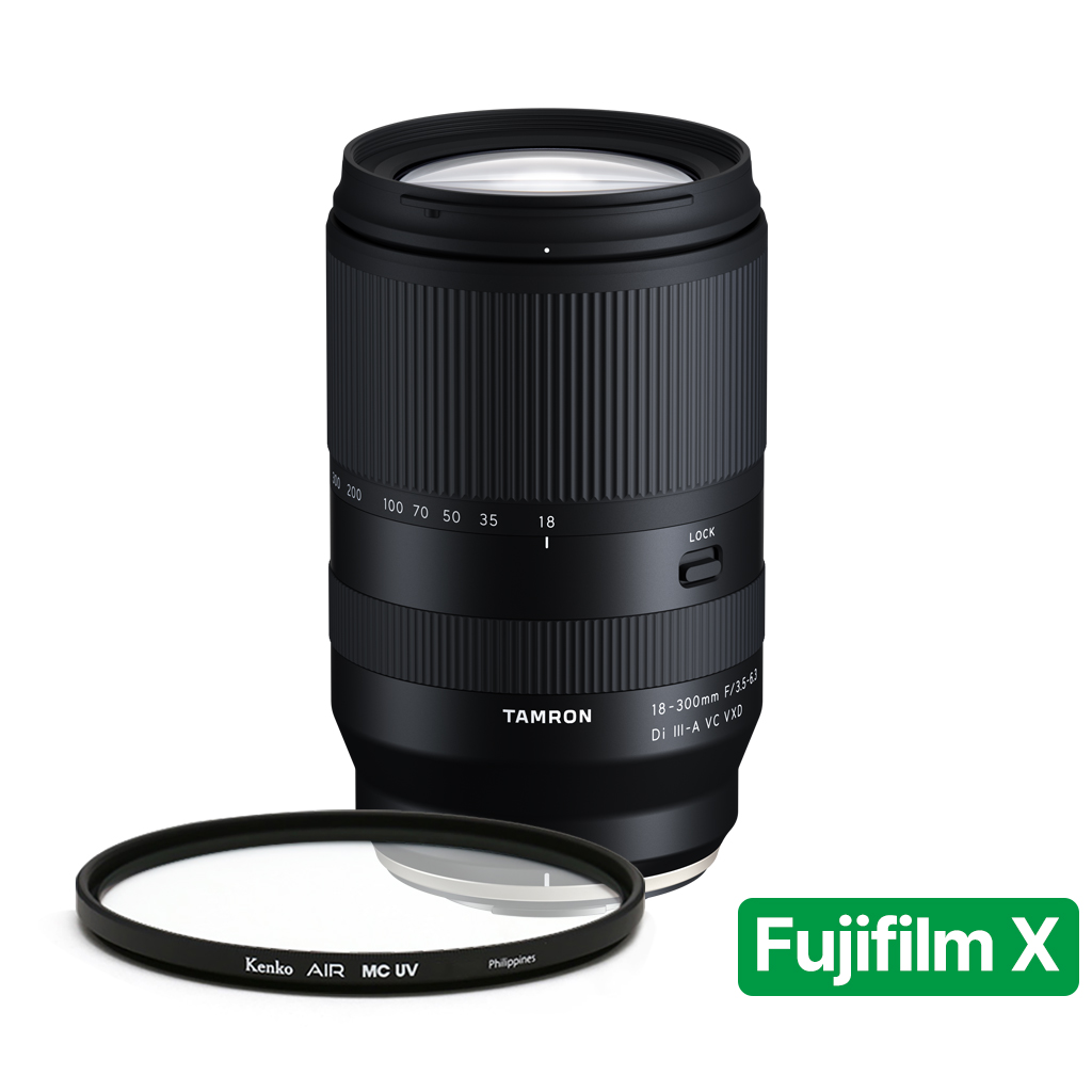 [지금사면 무상보증 3년] 탐론 18-300mm F/3.5-6.3 Di III-A VC VXD B061X 후지 X렌즈 + 겐코 AIR MCUV 67mm 필터, 단일상품 800,000원