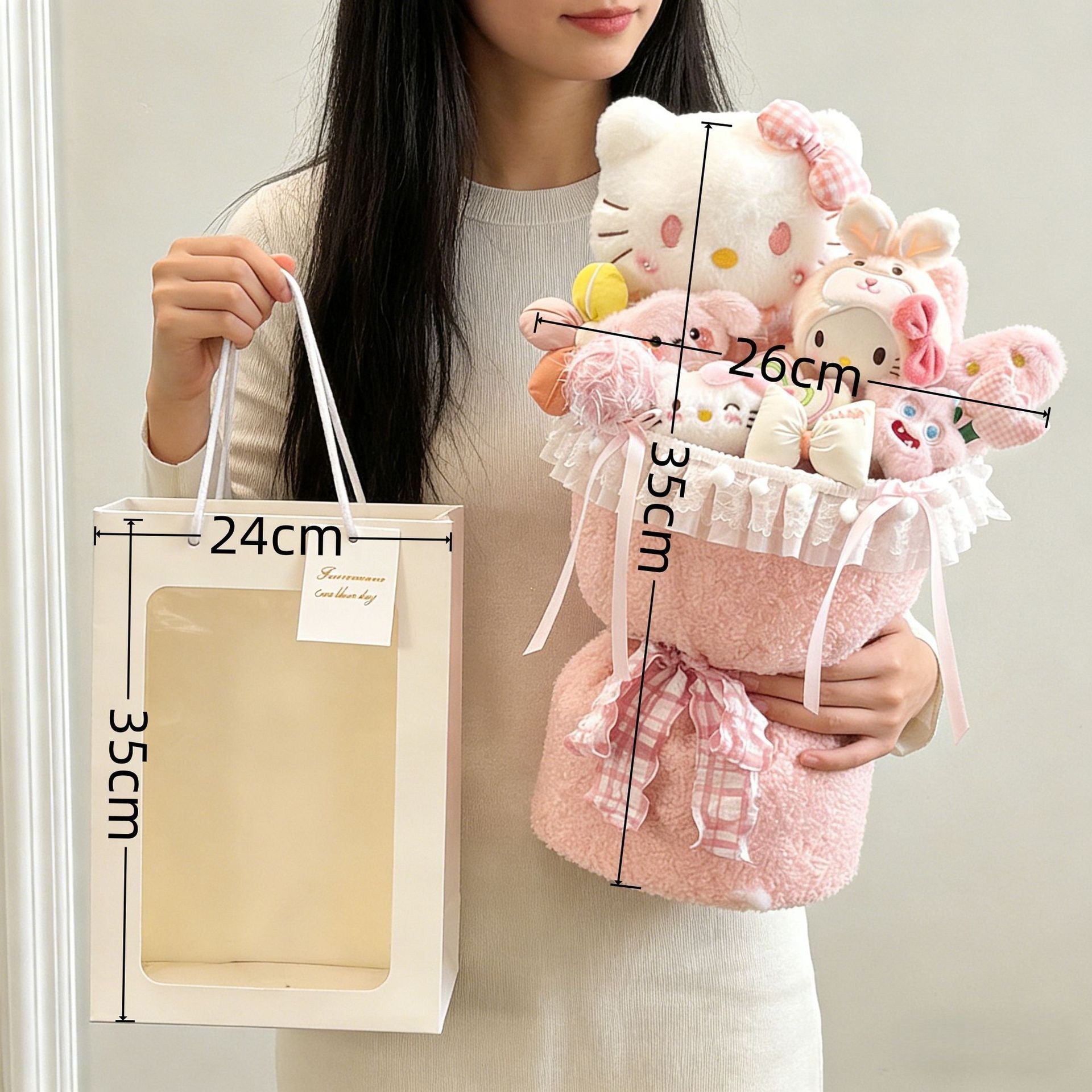 [산리오] 헬로키티 마이멜로디 인형 꽃다발 정품 캐릭터 여친 졸업식 생일선물 35,980원