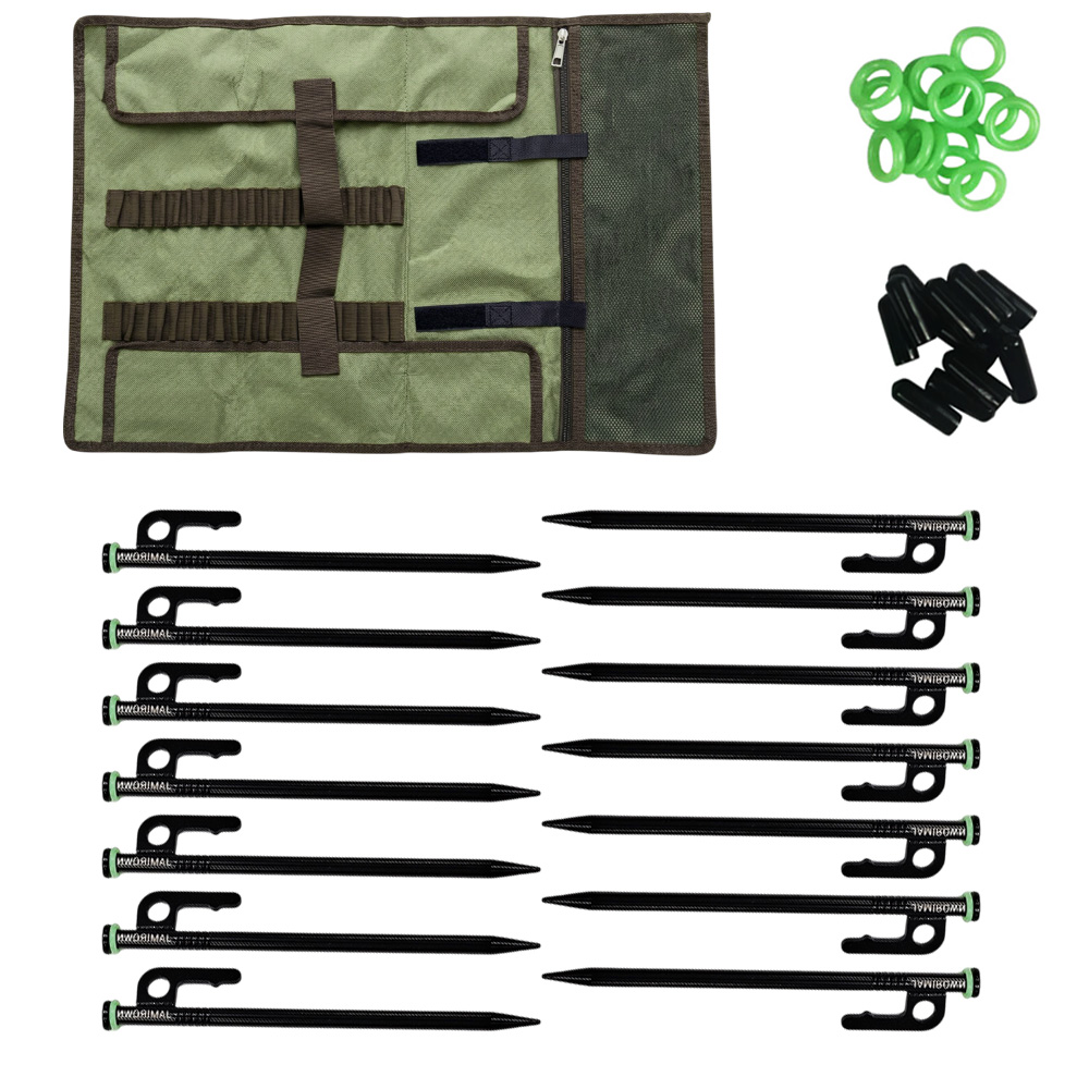 자캠 고강도 20cm 단조팩 14개 세트 보호캡 야광링 롤팩가방 21,800원