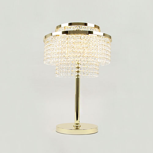 쉐르빌 단스탠드 E14 샴페인골드 크리스탈 카페 침실 인테리어, 샴페인골드 186,000원
