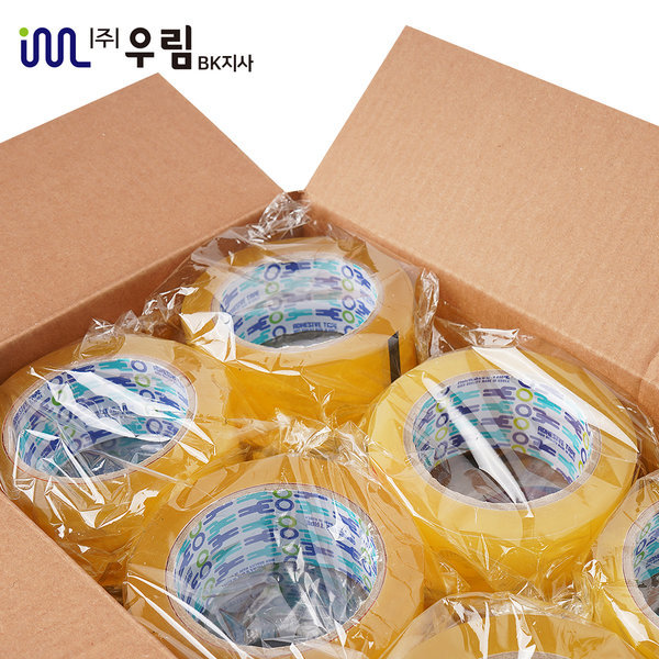 [우림BK] 우림 박스테이프 OPP 더블 경포장 테이프 80M x 40개 투명 32,000원