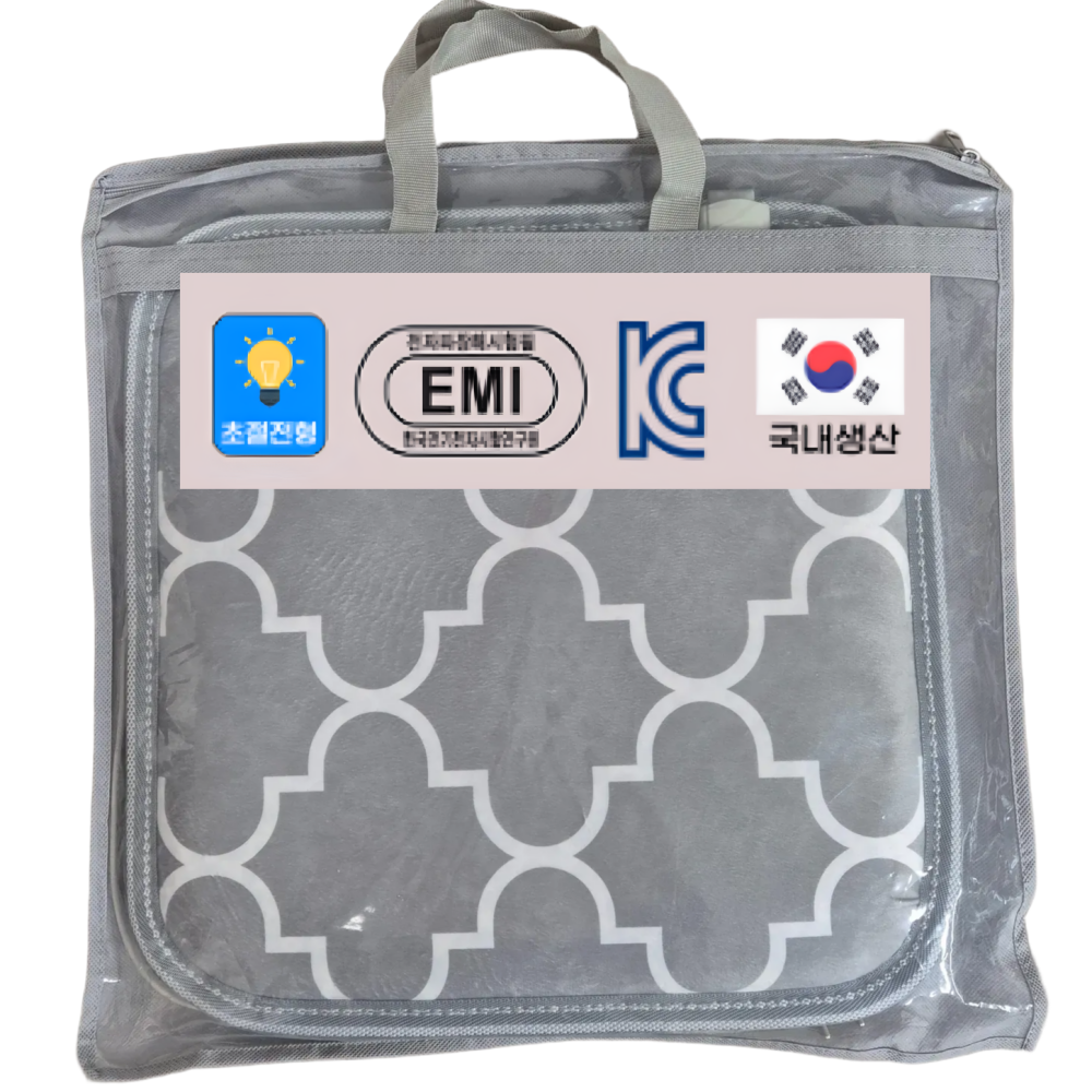 [국내산] 전자파 차단 안전한 물세탁 온도조절 극세사 전기방석 1인 29,800원