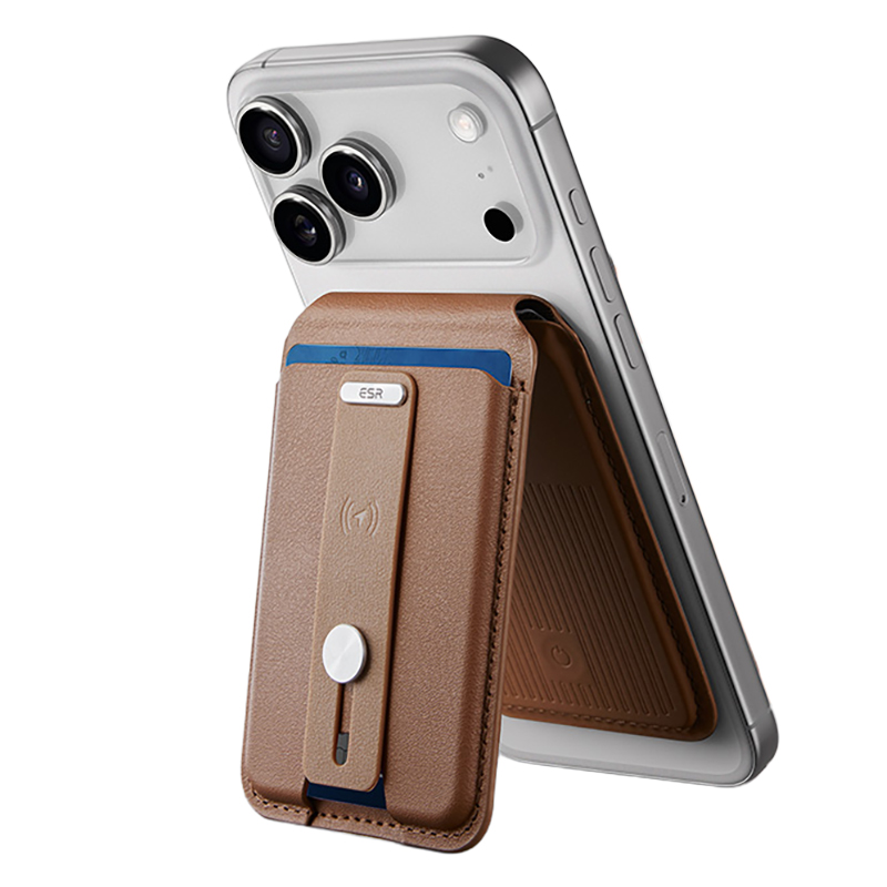 ESR 아이폰 할로락 지오 핑거루프 맥세이프 분실방지 카드지갑 거치대, 1개, 카라멜브라운 EC401 46,400원
